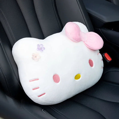 Hello Kitty Car Headrest Cushion Lumbar Support Throw Pillow - Cake Pops Parties