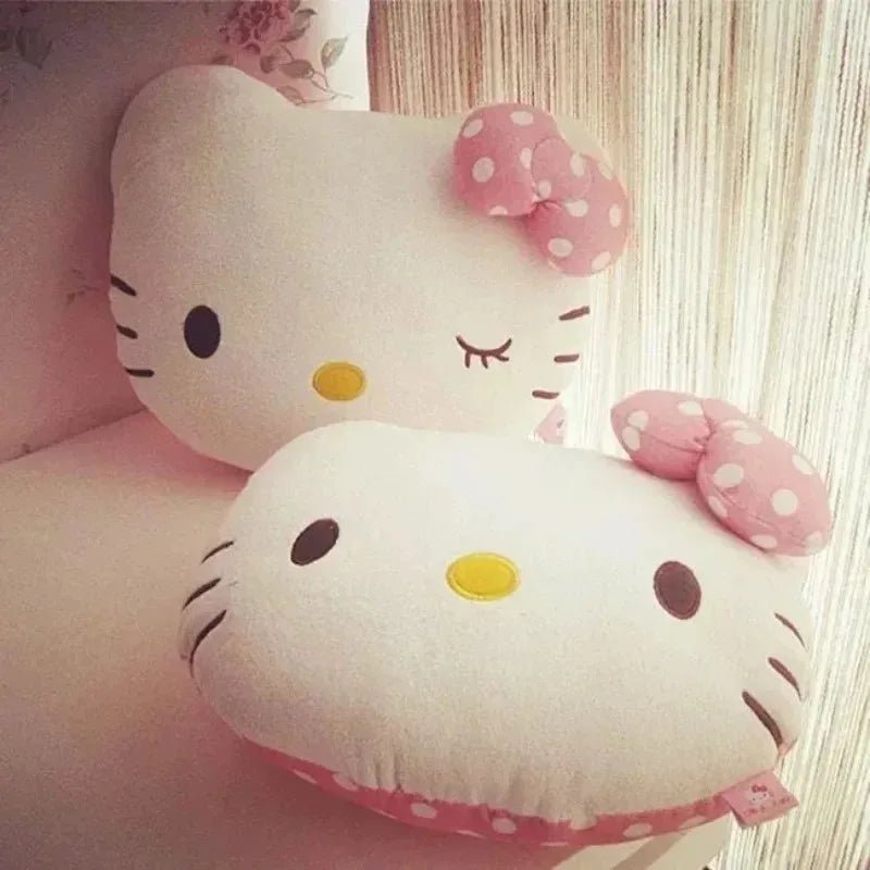 Hello Kitty Car Headrest Pillow Plush Neck Support Cushion - Cake Pops Parties