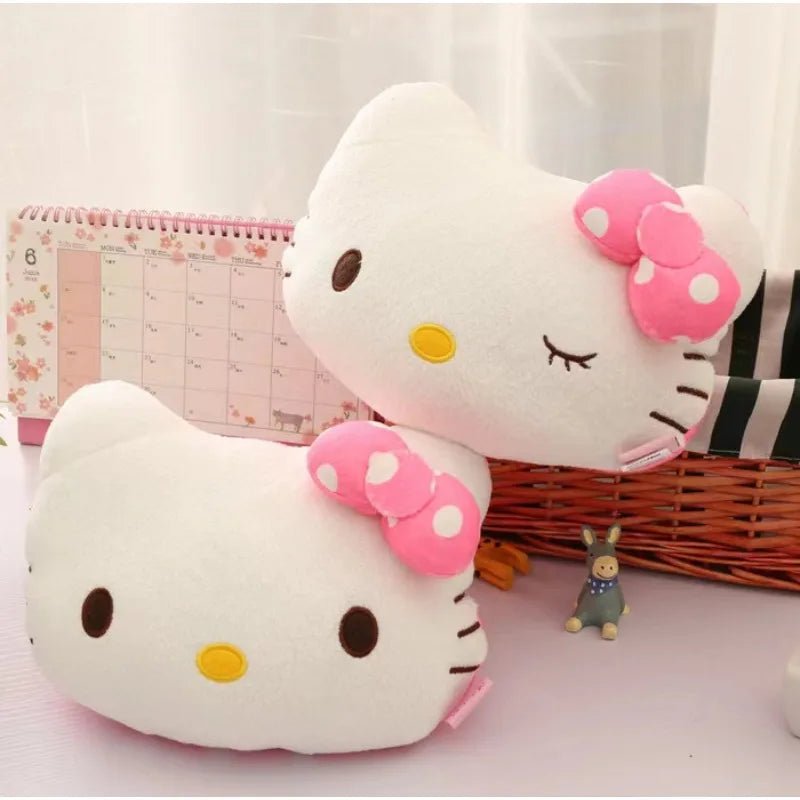 Hello Kitty Car Headrest Pillow Plush Neck Support Cushion - Cake Pops Parties