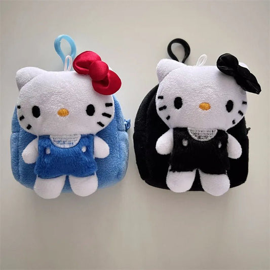 Hello Kitty Cartoon Anime Cat Plush Coin Portable Outdoor Purse - Cake Pops Parties