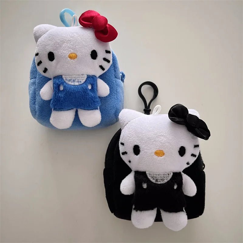 Hello Kitty Cartoon Anime Cat Plush Coin Portable Outdoor Purse - Cake Pops Parties