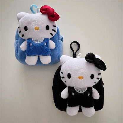Hello Kitty Cartoon Anime Cat Plush Coin Portable Outdoor Purse - Cake Pops Parties