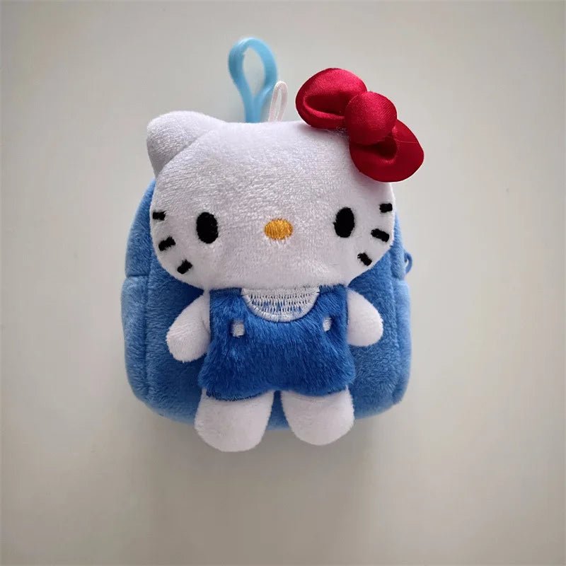 Hello Kitty Cartoon Anime Cat Plush Coin Portable Outdoor Purse - Cake Pops Parties