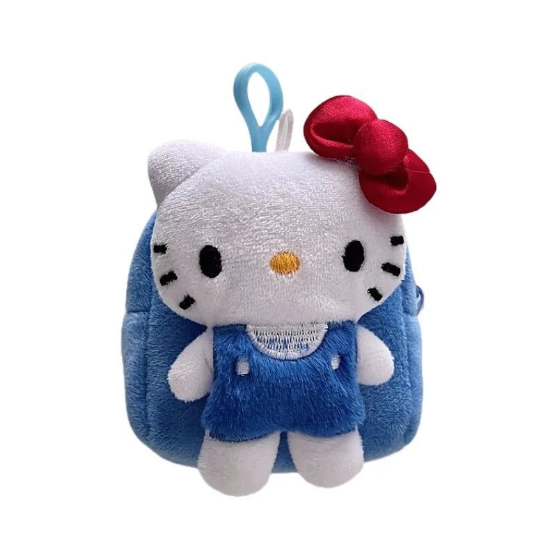 Hello Kitty Cartoon Anime Cat Plush Coin Portable Outdoor Purse - Cake Pops Parties