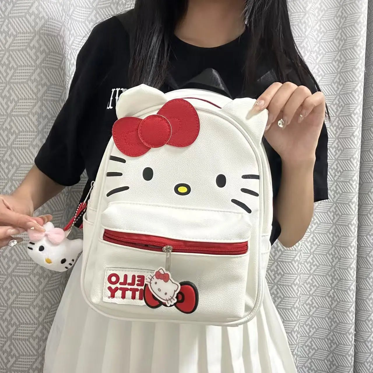 Hello Kitty Cartoon Backpack - Cute Character Dirt - Resistant Bag - Cake Pops Parties