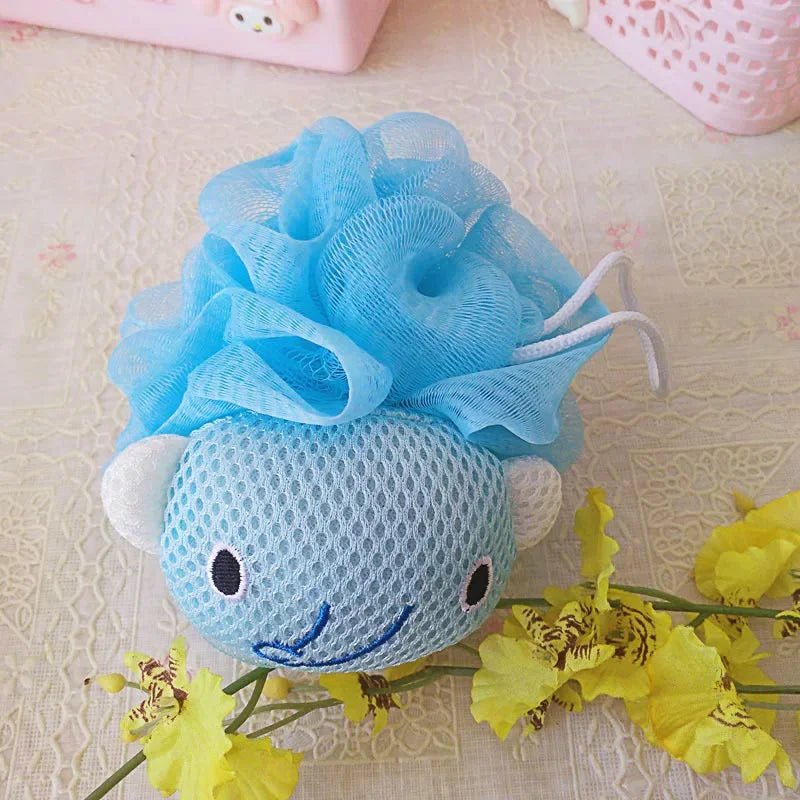 Hello Kitty Cartoon Bath Sponge Balls Exfoliating Gift Set - Cake Pops Parties