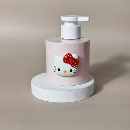 Hello Kitty Cartoon Pump Dispenser 200/300ml Portable Kawaii - Cake Pops Parties