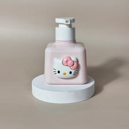 Hello Kitty Cartoon Pump Dispenser 200/300ml Portable Kawaii - Cake Pops Parties