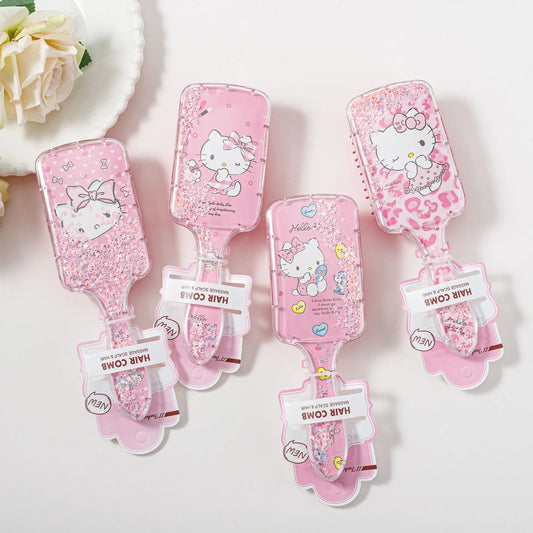 Hello Kitty Children’s Comb | Air Cushion Detangling Brush for Kids - Cake Pops Parties
