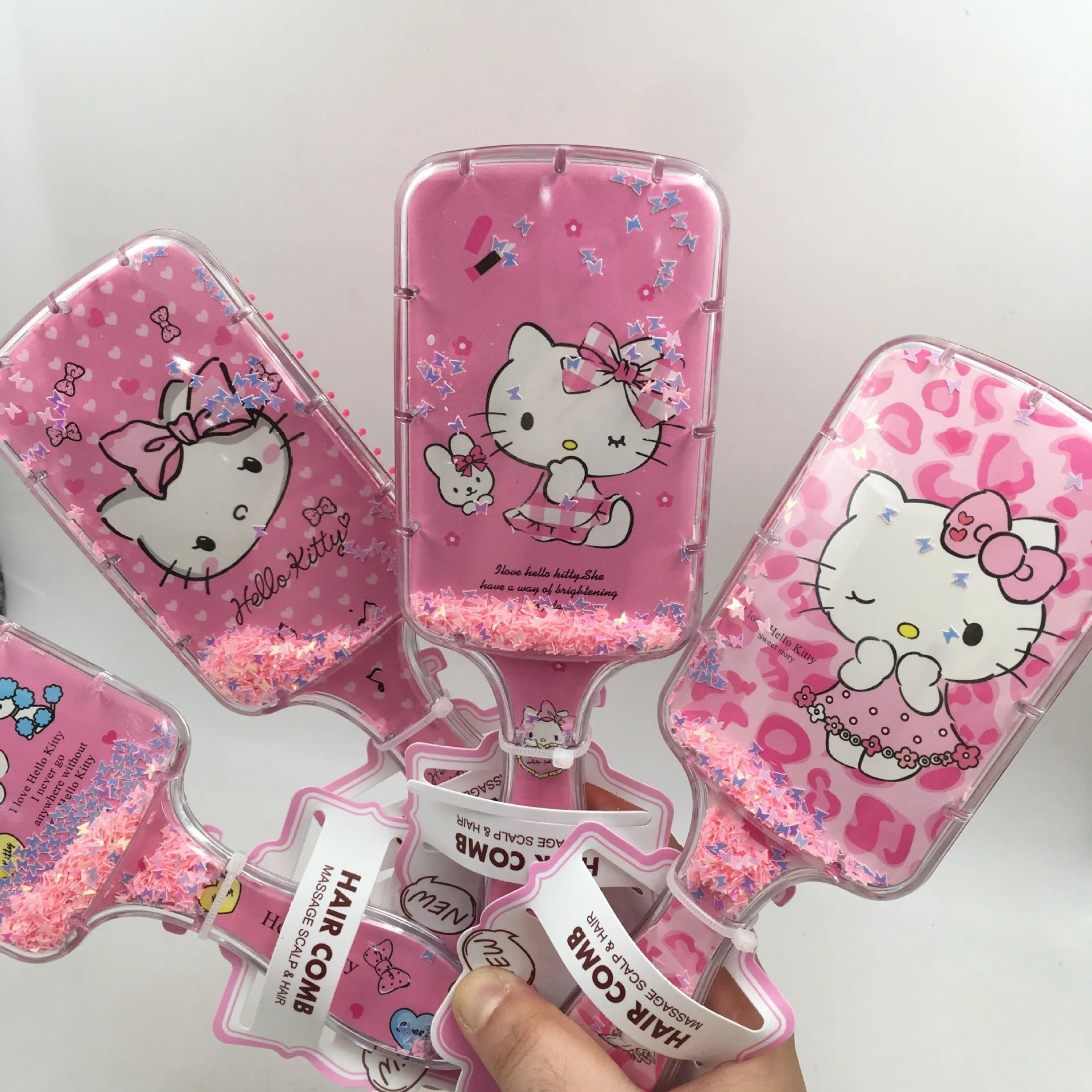 Hello Kitty Children’s Comb | Air Cushion Detangling Brush for Kids - Cake Pops Parties