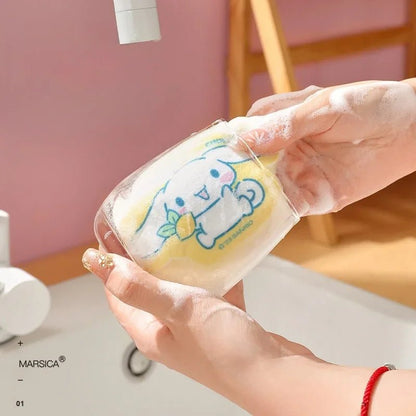 Hello Kitty Cinnamoroll Kitchen Cleaning Cloth Sponge Kawaii - Cake Pops Parties
