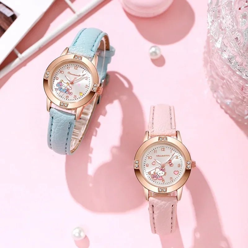 Hello Kitty Cinnamoroll Watch Kawaii Fashion Girls Quartz - Cake Pops Parties