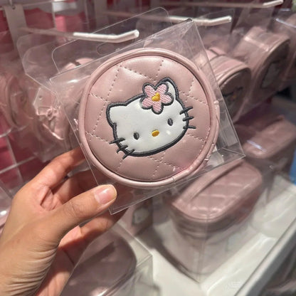 Hello Kitty Coin Purse Compact Card Holder Zipper Waterproof - Cake Pops Parties
