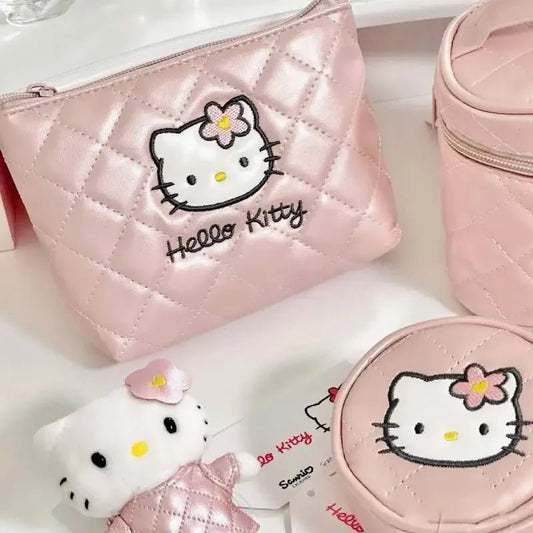 Hello Kitty Coin Purse Compact Card Holder Zipper Waterproof - Cake Pops Parties