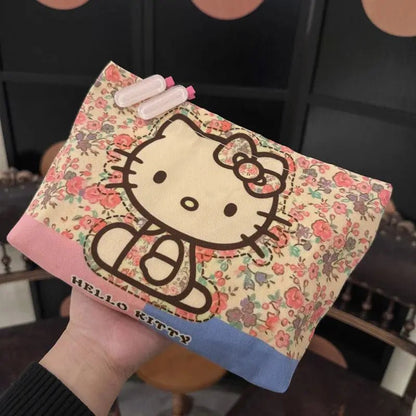 Hello Kitty Cosmetic Bag Pencil Case Coin Purse Storage Gift - Cake Pops Parties