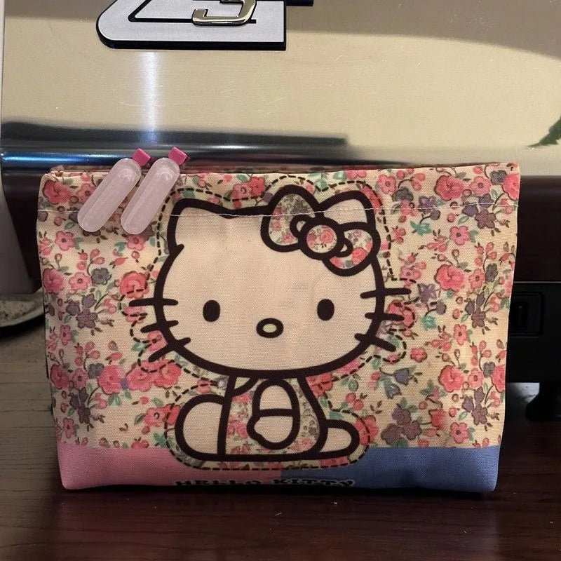 Hello Kitty Cosmetic Bag Pencil Case Coin Purse Storage Gift - Cake Pops Parties