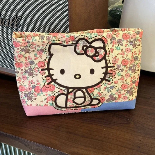 Hello Kitty Cosmetic Bag Pencil Case Coin Purse Storage Gift - Cake Pops Parties