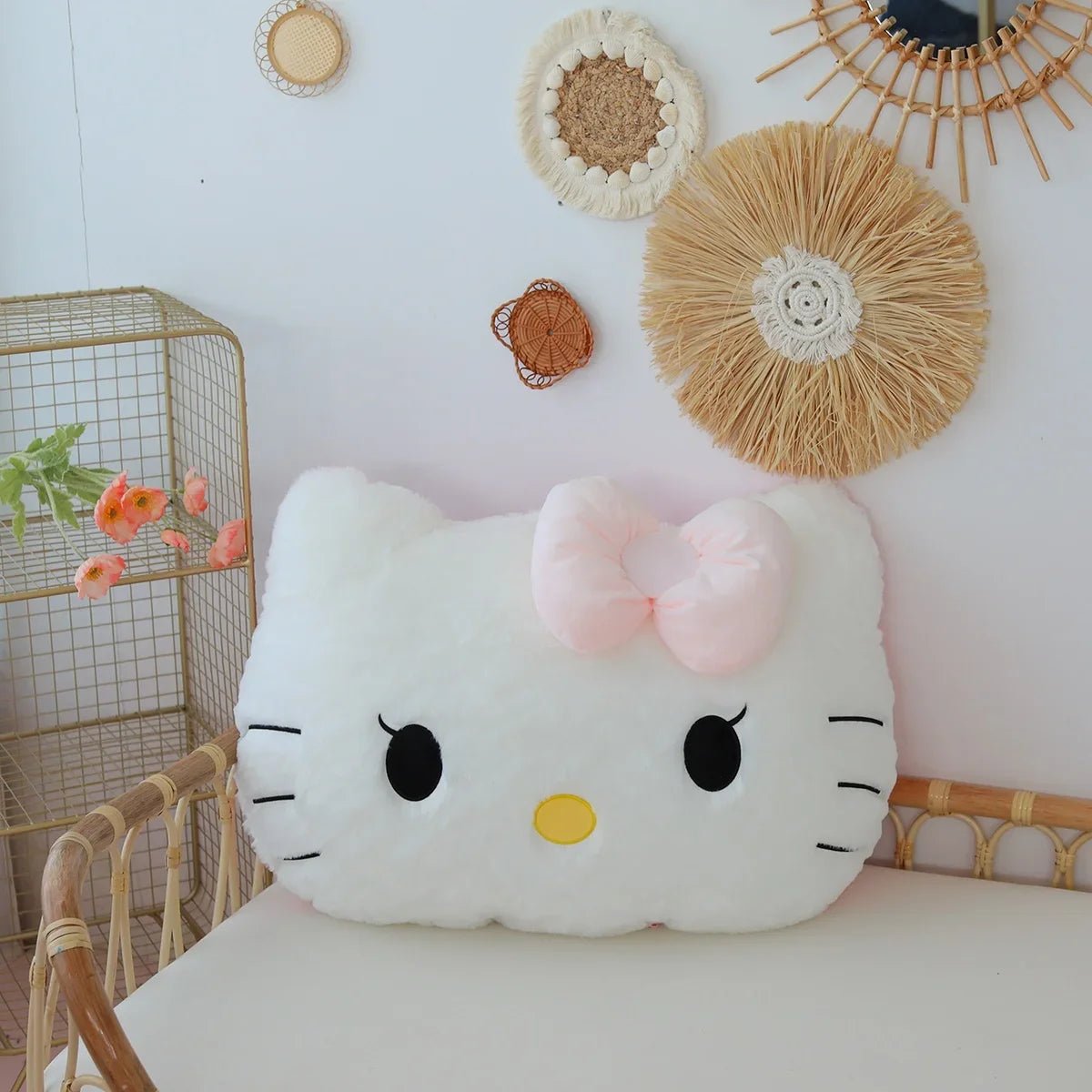 Hello Kitty Cuddly Back Cushion Soft Pillow Sofa Bed Xmas Gift - Cake Pops Parties