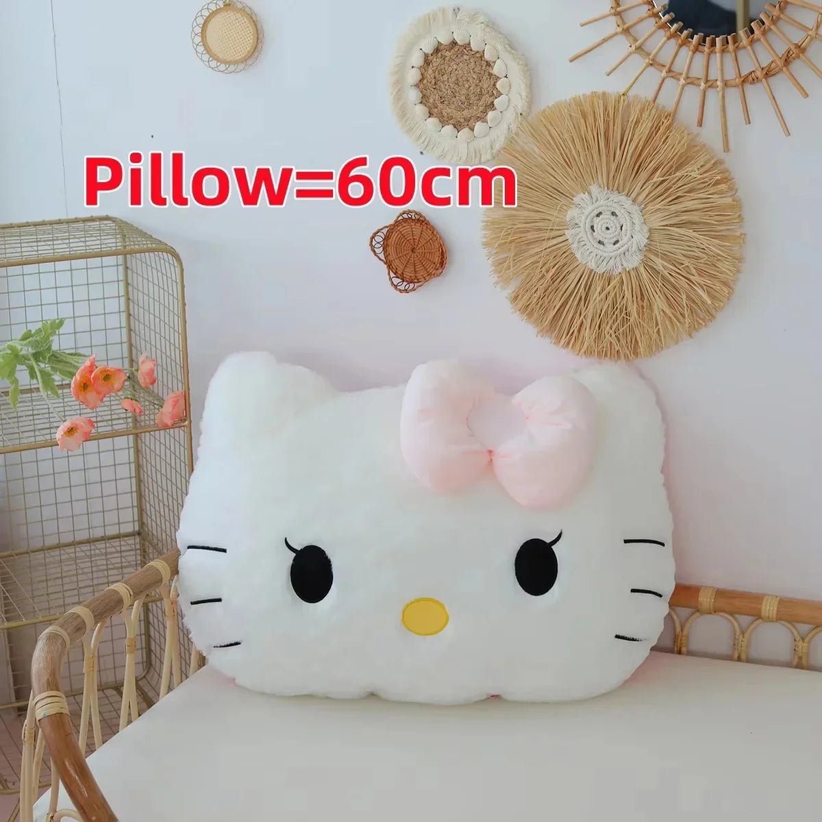 Hello Kitty Cuddly Back Cushion Soft Pillow Sofa Bed Xmas Gift - Cake Pops Parties