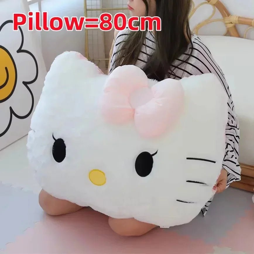 Hello Kitty Cuddly Back Cushion Soft Pillow Sofa Bed Xmas Gift - Cake Pops Parties