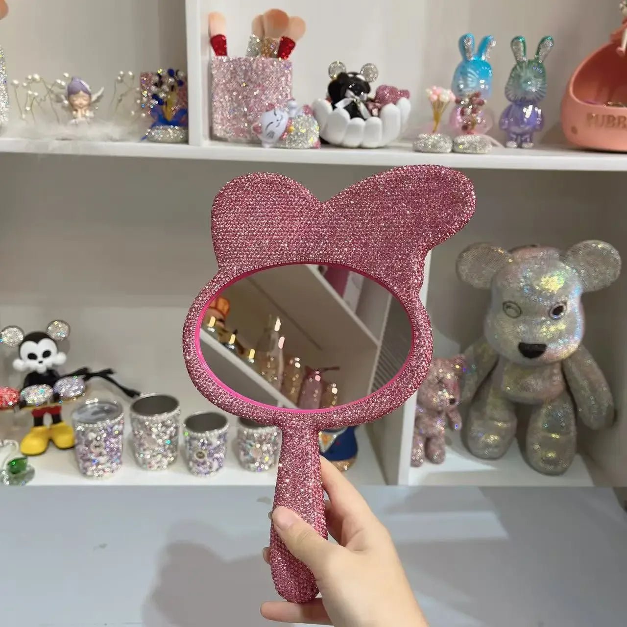 Hello Kitty Diamond Princess Handheld Makeup Mirror Gift Girls - Cake Pops Parties