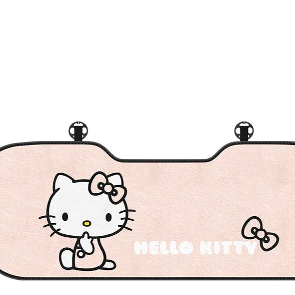Hello Kitty Fall Winter Car Seat Cushion Plush Back Protector - Cake Pops Parties