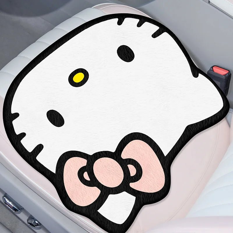 Hello Kitty Fall Winter Car Seat Cushion Plush Back Protector - Cake Pops Parties