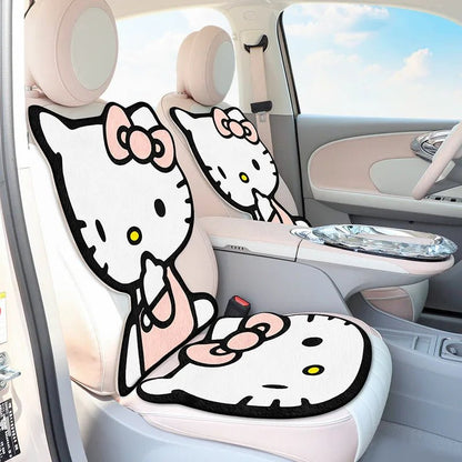 Hello Kitty Fall Winter Car Seat Cushion Plush Back Protector - Cake Pops Parties