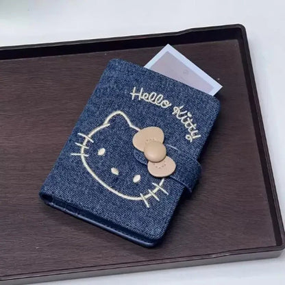 Hello Kitty Floral Embroidery Wallet Zip Purse Coin Bag Gift - Cake Pops Parties