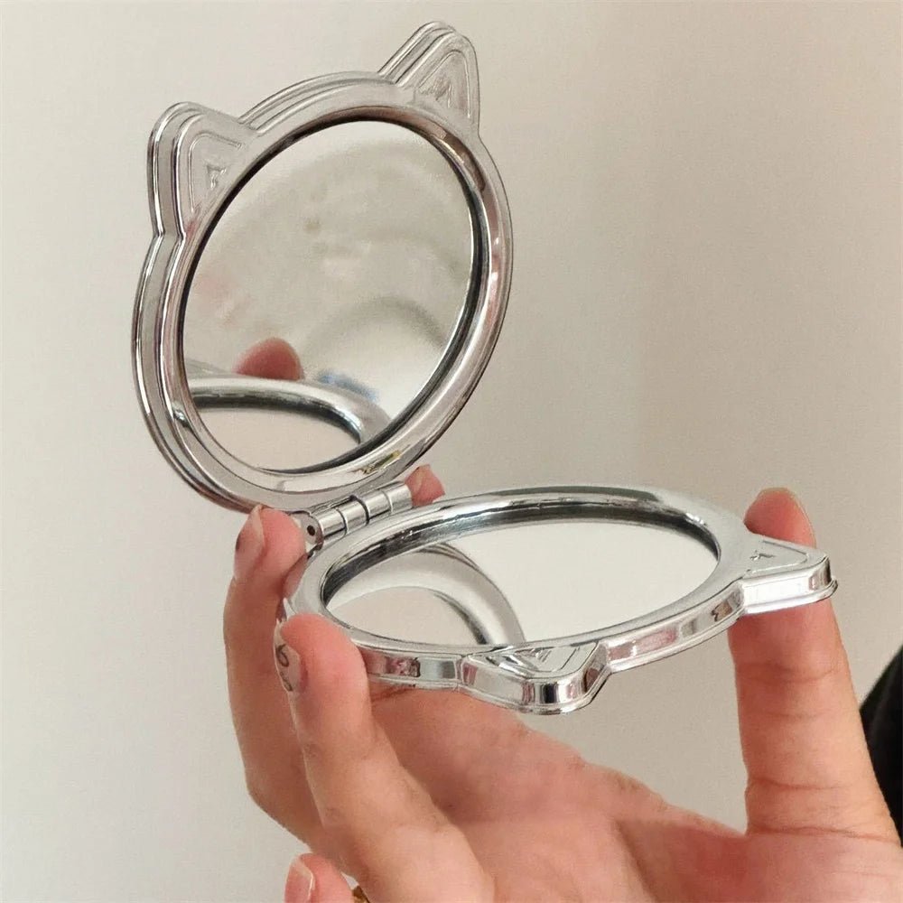 Hello Kitty Flowing Sand Double - Sided Portable Makeup Mirror - Cake Pops Parties