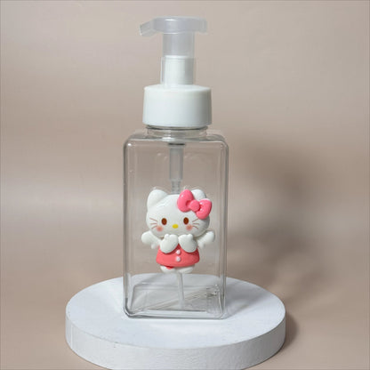 Hello Kitty Foaming Soap Dispenser Portable Kawaii Bathroom Pump - Cake Pops Parties