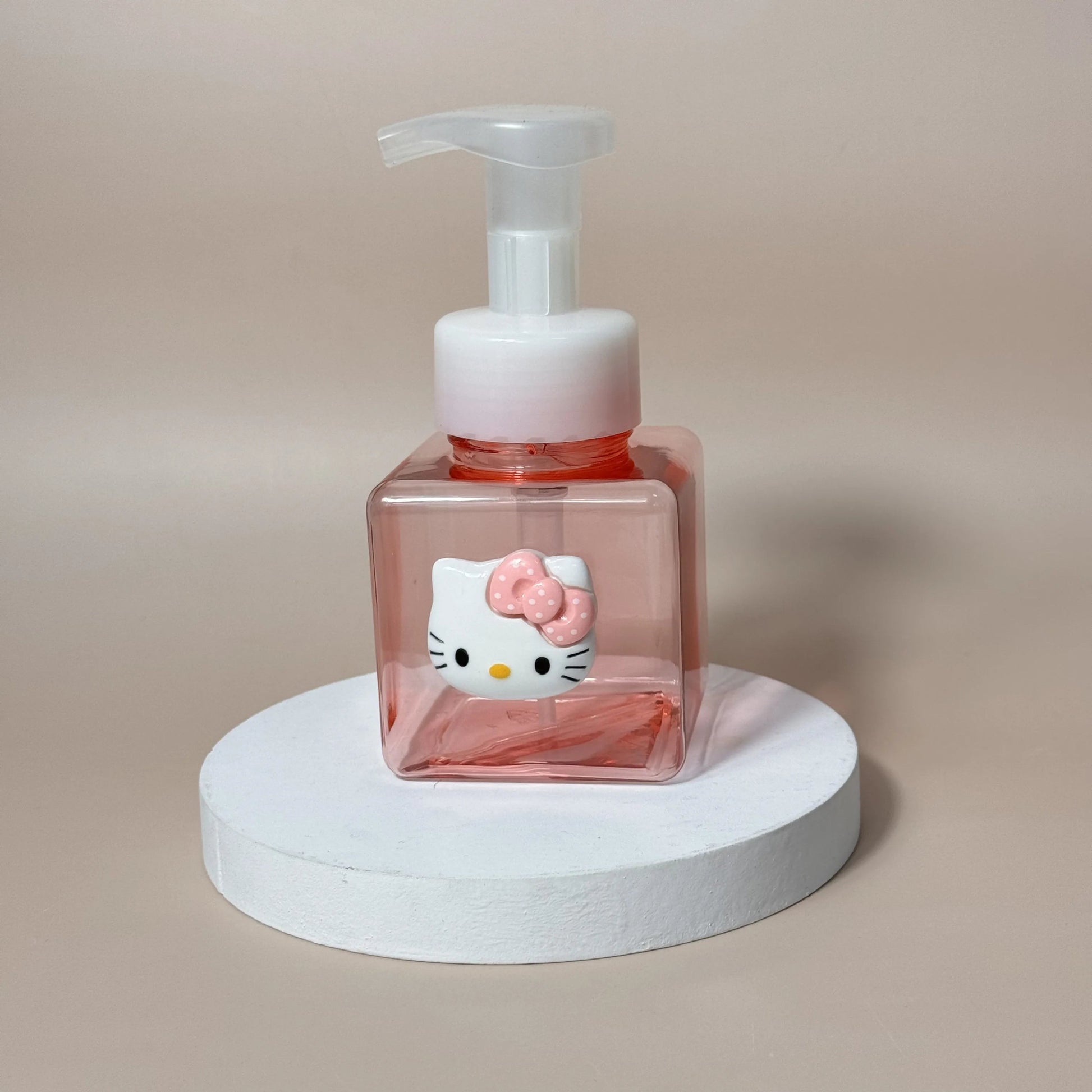 Hello Kitty Foaming Soap Dispenser Portable Kawaii Bathroom Pump - Cake Pops Parties