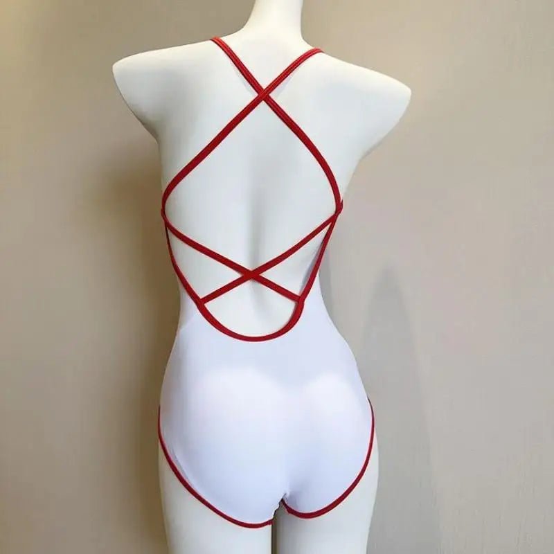 Hello Kitty Girls One - Piece Swimsuit Sports Bikini Chest Pad Slim Fit - Cake Pops Parties