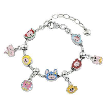 Hello Kitty Gold Plated Charm Bracelet Women Kawaii Sanrio Gift - Cake Pops Parties