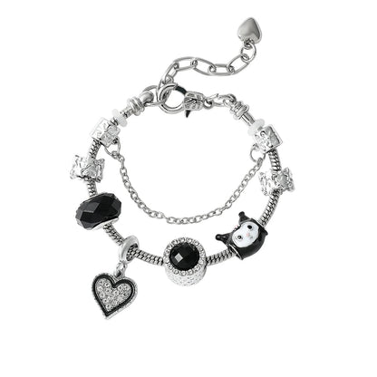 Hello Kitty Gold Plated Charm Bracelet Women Kawaii Sanrio Gift - Cake Pops Parties