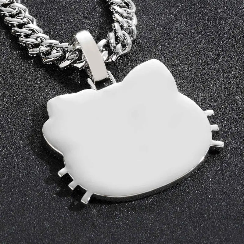 Hello Kitty Hip Hop Chain Sanrio Twist Pendant Necklace Gift - Cake Pops Parties