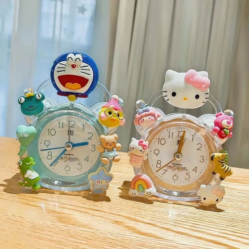 Hello Kitty Kawaii Silent Alarm Clock Student Girls Birthday Gift - Cake Pops Parties