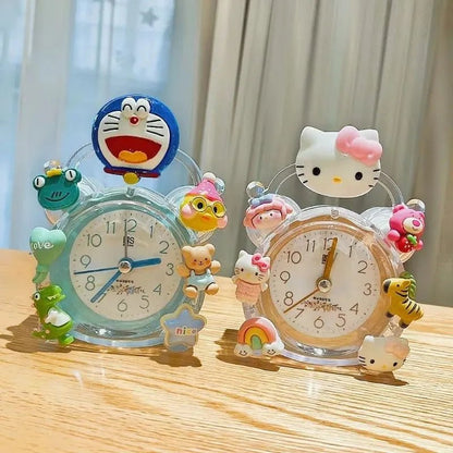 Hello Kitty Kawaii Silent Alarm Clock Student Girls Birthday Gift - Cake Pops Parties
