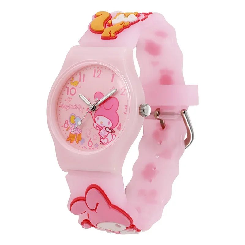 Hello Kitty Kids Watch Waterproof Kuromi Cinnamoroll Gift - Cake Pops Parties