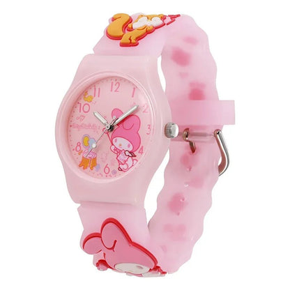 Hello Kitty Kids Watch Waterproof Kuromi Cinnamoroll Gift - Cake Pops Parties