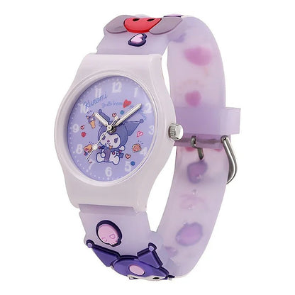 Hello Kitty Kids Watch Waterproof Kuromi Cinnamoroll Gift - Cake Pops Parties
