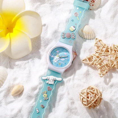 Hello Kitty Kids Watch Waterproof Kuromi Cinnamoroll Gift - Cake Pops Parties