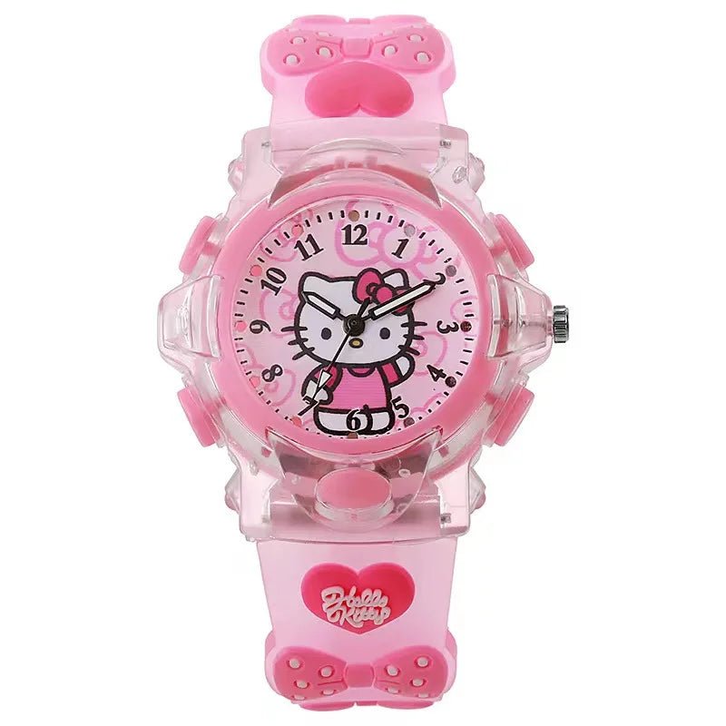 Hello Kitty Kuromi Cinnamoroll 3D Luminous Watch Kids Gift - Cake Pops Parties