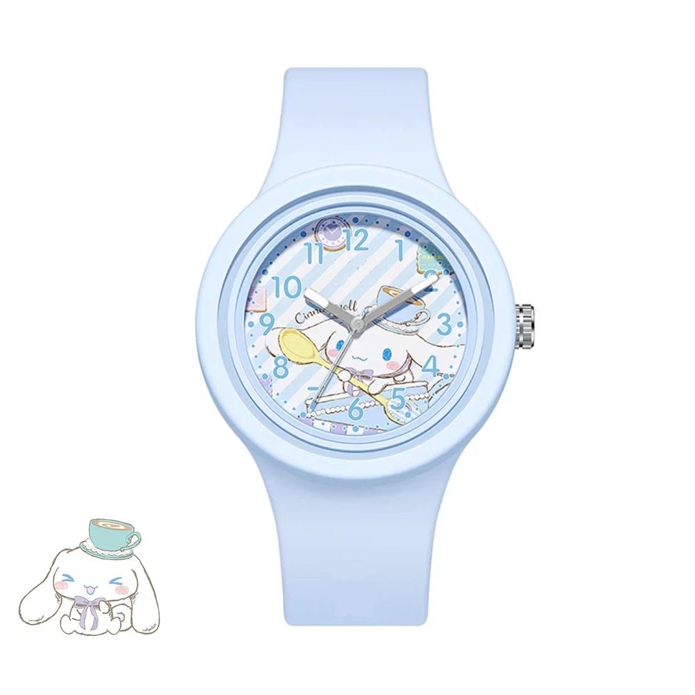 Hello Kitty Kuromi Cinnamoroll Girls Watch Waterproof Sports - Cake Pops Parties