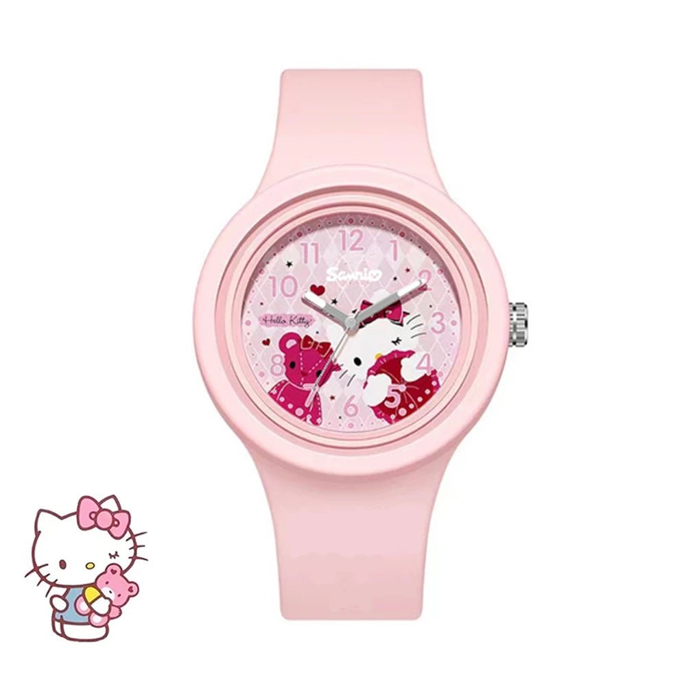 Hello Kitty Kuromi Cinnamoroll Girls Watch Waterproof Sports - Cake Pops Parties