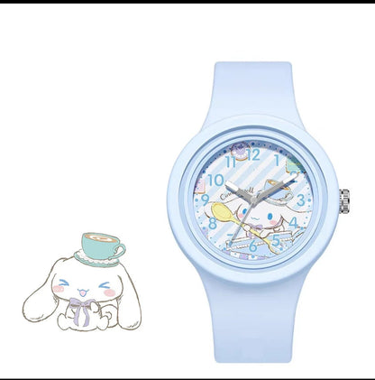 Hello Kitty Kuromi Cinnamoroll Girls Watch Waterproof Sports - Cake Pops Parties