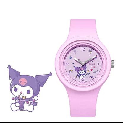 Hello Kitty Kuromi Cinnamoroll Girls Watch Waterproof Sports - Cake Pops Parties