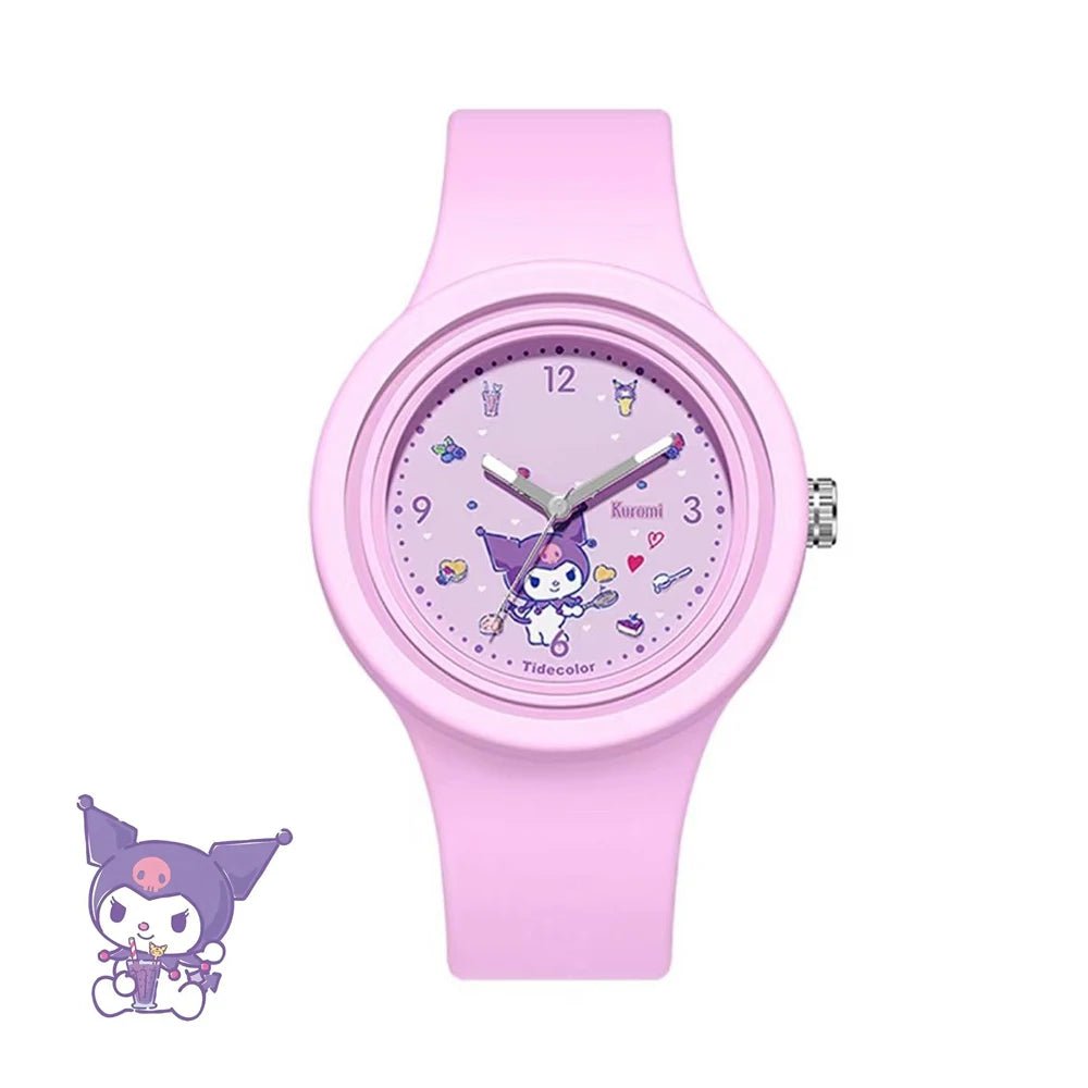 Hello Kitty Kuromi Cinnamoroll Girls Watch Waterproof Sports - Cake Pops Parties