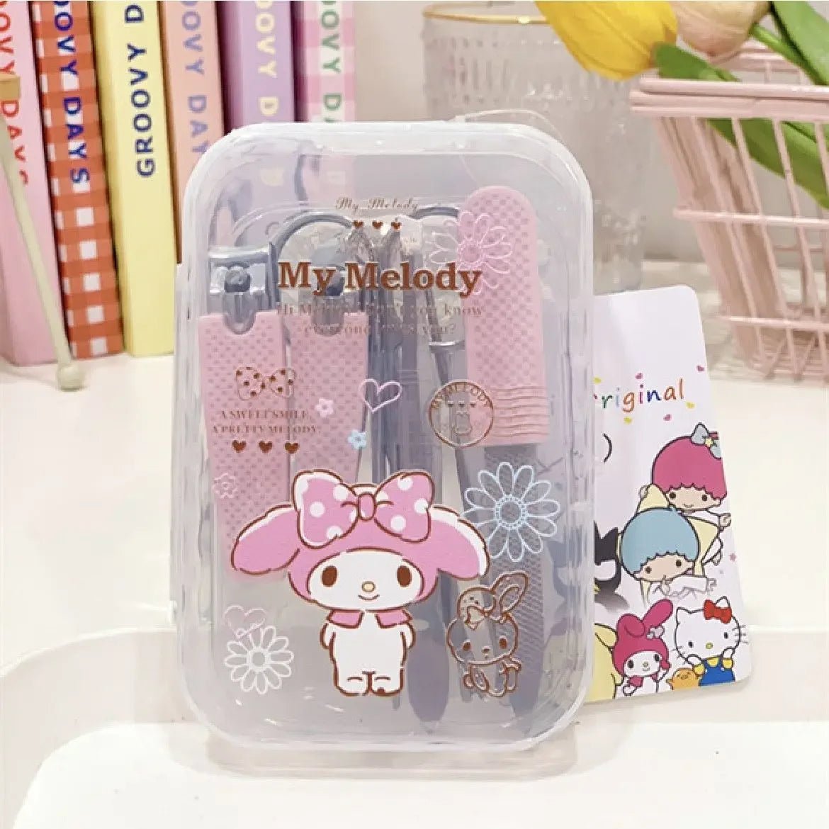 Hello Kitty Kuromi Cinnamoroll Nail Clippers Kawaii Manicure Set - Cake Pops Parties