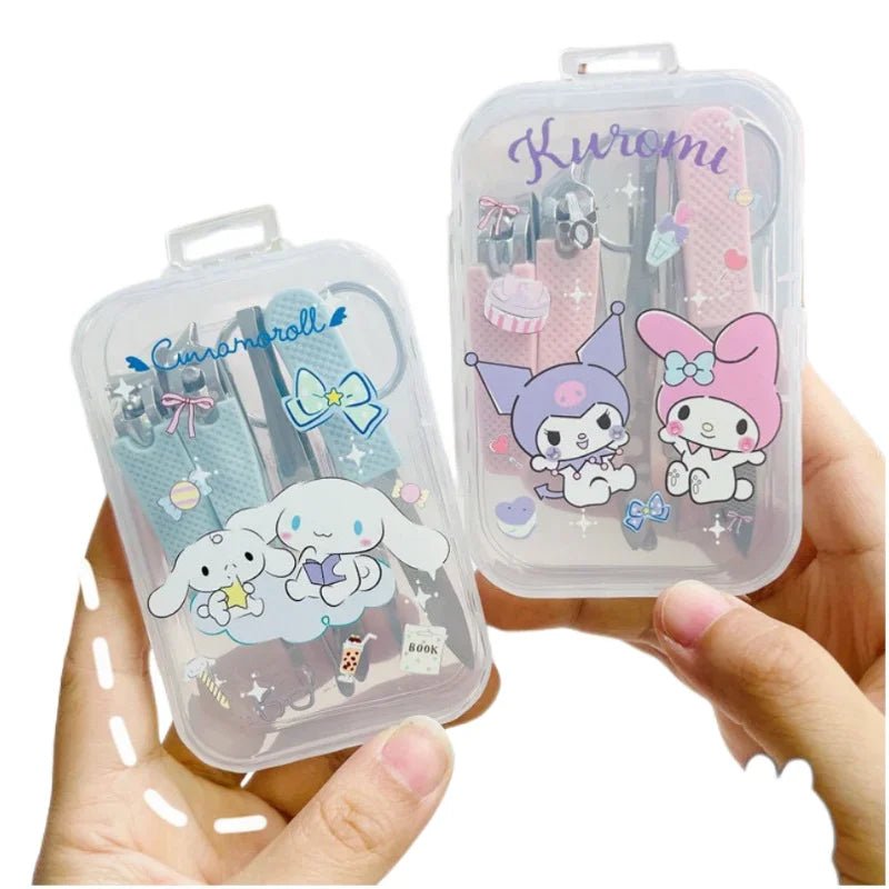 Hello Kitty Kuromi Cinnamoroll Nail Clippers Kawaii Manicure Set - Cake Pops Parties